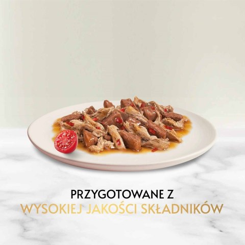 GOURMET GOLD Wołowina z kurczakiem w sosie pomidorowym 85g GOURMET GOLD Wołowina z kurczakiem w sosie pomidorowym 85g