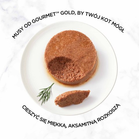 PURINA Gourmet Gold Mus z tuńczykiem - mokra karma dla kota - 85 g PURINA Gourmet Gold Mus z tuńczykiem - mokra karma dla kota - 85 g