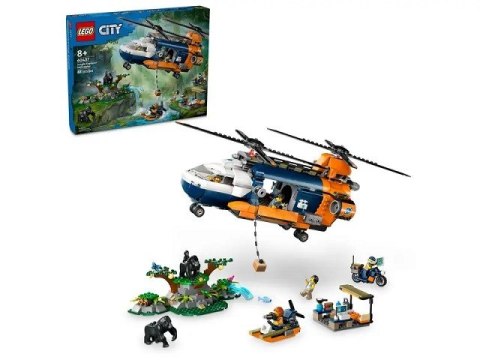 LEGO City 60437 Helikopter badaczy dżungli w bazie LEGO City 60437 Helikopter badaczy dżungli w bazie