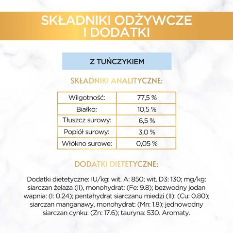 PURINA Gourmet Gold Mus z tuńczykiem - mokra karma dla kota - 85 g PURINA Gourmet Gold Mus z tuńczykiem - mokra karma dla kota - 85 g