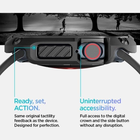 Spigen Tough Armor - Obudowa do Apple Watch 10 46 mm (Czarny) Spigen Tough Armor - Obudowa do Apple Watch 10 46 mm (Czarny)