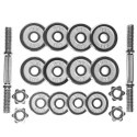Sztangielki w walizce CHROME HMS 2x7,5kg STC15