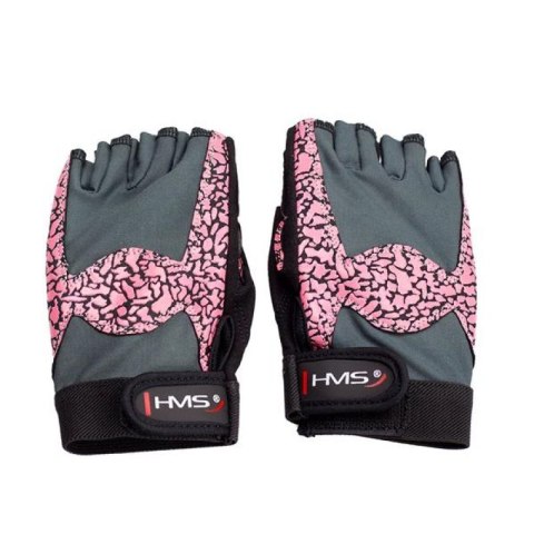 Rękawice na siłownię Pink/Gray W HMS RST03 r.L Rękawice na siłownię Pink/Gray W HMS RST03 r.L