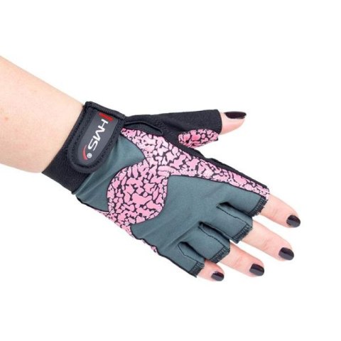 Rękawice na siłownię Pink/Gray W HMS RST03 r.L Rękawice na siłownię Pink/Gray W HMS RST03 r.L