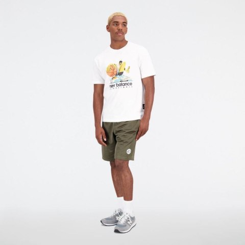 Koszulka New Balance Hoops Cotton Jersey Short Wt M MT31589WT Koszulka New Balance Hoops Cotton Jersey Short Wt M MT31589WT