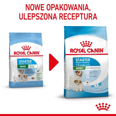 ROYAL CANIN Starter Mini Mother & Babydog - sucha karma dla szczeniąt i suk w ciąży oraz okresie laktacji - 1 kg ROYAL CANIN Starter Mini Mother & Babydog - sucha karma dla szczeniąt i suk w ciąży oraz okresie laktacji - 1 kg