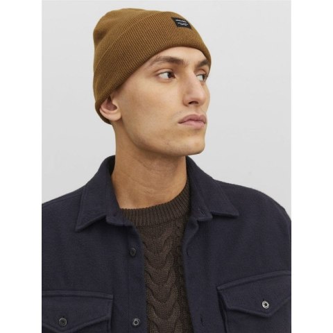 Czapka Jack & Jones Jacdna Beanie Noos M 12092815 brązowa Czapka Jack & Jones Jacdna Beanie Noos M 12092815 brązowa