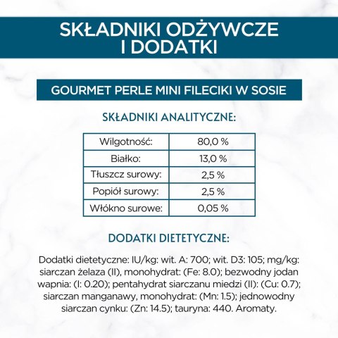 GOURMET Perle - karma dla kota - 4 x 85g GOURMET Perle - karma dla kota - 4 x 85g