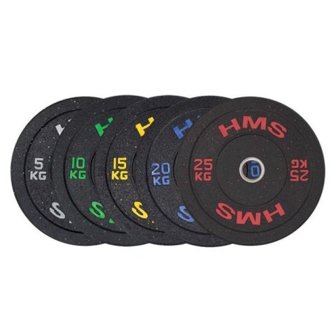 Talerz olimpijski HMS RED BUMPER 25 kg HTBR25 Talerz olimpijski HMS RED BUMPER 25 kg HTBR25