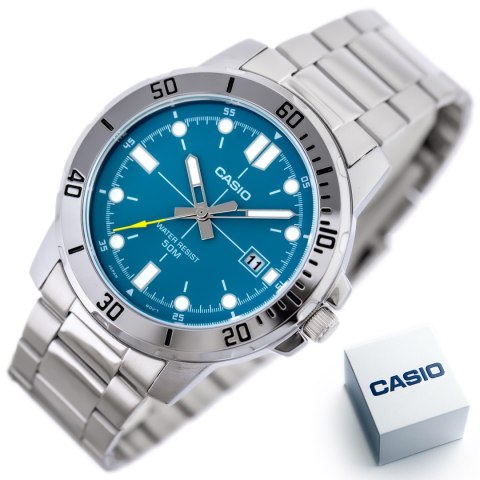 ZEGAREK MĘSKI CASIO MTP-VD01D-3E2 (zd185h) + BOX ZEGAREK MĘSKI CASIO MTP-VD01D-3E2 (zd185h) + BOX