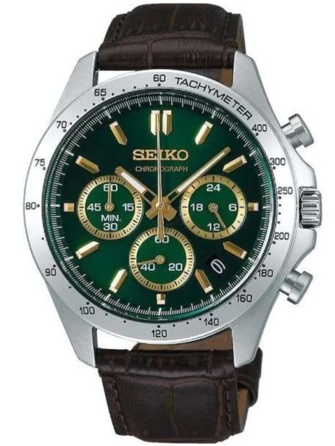 ZEGAREK MĘSKI SEIKO CHRONOGRAPH GREEN SPIRIT SBTR017 + BOX ZEGAREK MĘSKI SEIKO CHRONOGRAPH GREEN SPIRIT SBTR017 + BOX