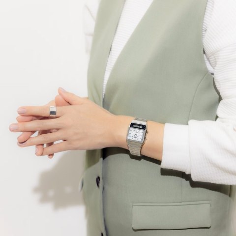 ZEGAREK UNISEX CASIO Vintage Dual Time AQ-800E-7A + BOX ZEGAREK UNISEX CASIO Vintage Dual Time AQ-800E-7A + BOX