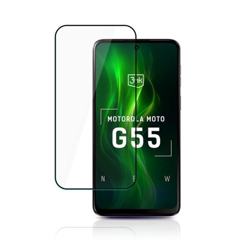 3mk HardGlass Max Lite - Szkło hartowane do Motorola Moto G55 5G (Czarny) 3mk HardGlass Max Lite - Szkło hartowane do Motorola Moto G55 5G (Czarny)