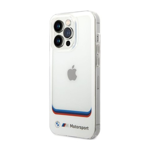 BMW Transparent Center - Etui iPhone 14 Pro Max (biały) BMW Transparent Center - Etui iPhone 14 Pro Max (biały)