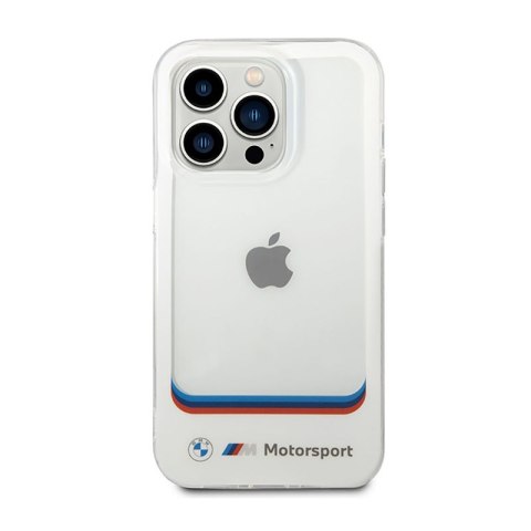 BMW Transparent Center - Etui iPhone 14 Pro Max (biały) BMW Transparent Center - Etui iPhone 14 Pro Max (biały)