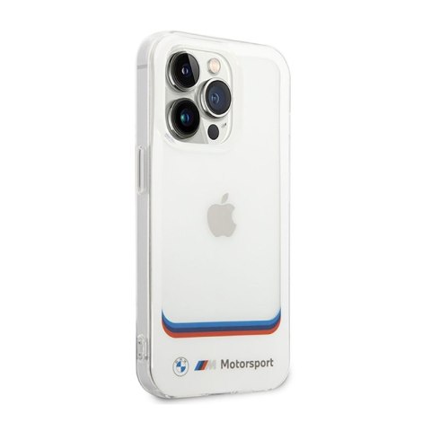 BMW Transparent Center - Etui iPhone 14 Pro Max (biały) BMW Transparent Center - Etui iPhone 14 Pro Max (biały)