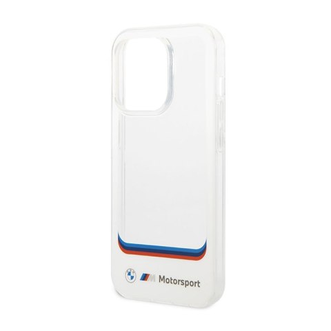 BMW Transparent Center - Etui iPhone 14 Pro Max (biały) BMW Transparent Center - Etui iPhone 14 Pro Max (biały)