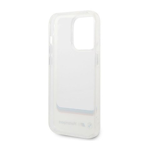 BMW Transparent Center - Etui iPhone 14 Pro Max (biały) BMW Transparent Center - Etui iPhone 14 Pro Max (biały)