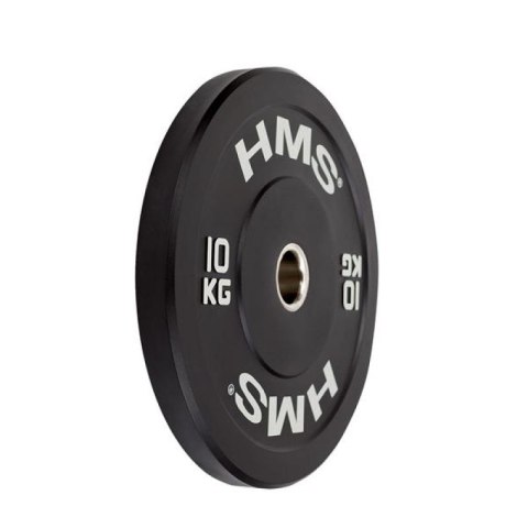 Talerz olimpijski HMS BLACK BUMPER 10 kg BBR10 Talerz olimpijski HMS BLACK BUMPER 10 kg BBR10