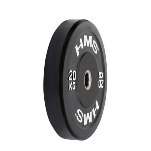 Talerz olimpijski HMS BLACK BUMPER 20 kg BBR20 Talerz olimpijski HMS BLACK BUMPER 20 kg BBR20