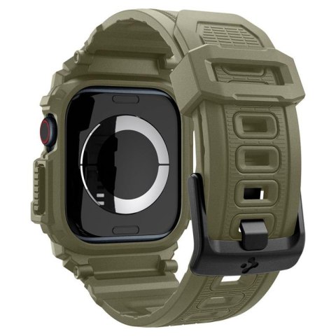 Spigen Rugged Armor Pro - Pasek z obudową do Apple Watch 10 46 mm (Vintage Khaki) Spigen Rugged Armor Pro - Pasek z obudową do Apple Watch 10 46 mm (Vintage Khaki)