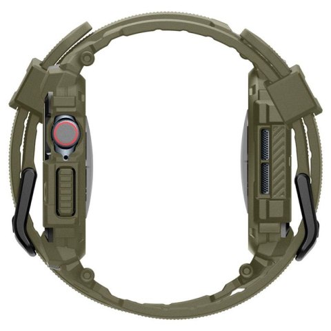 Spigen Rugged Armor Pro - Pasek z obudową do Apple Watch 10 46 mm (Vintage Khaki) Spigen Rugged Armor Pro - Pasek z obudową do Apple Watch 10 46 mm (Vintage Khaki)