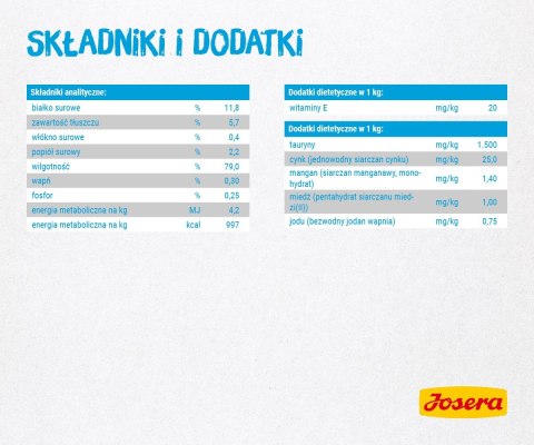 JOSERA Filet kurczak z łososiem - mokra karma dla kota - 70 g JOSERA Filet kurczak z łososiem - mokra karma dla kota - 70 g