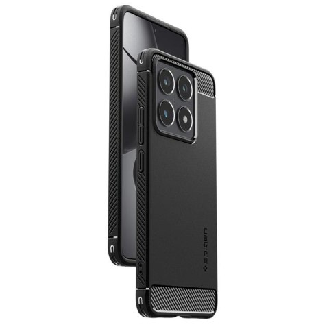 Spigen Rugged Armor - Etui do Xiaomi 14T (Matte Black) Spigen Rugged Armor - Etui do Xiaomi 14T (Matte Black)