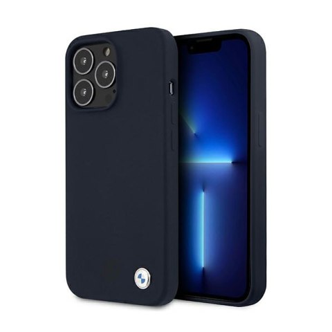 BMW Silicone Signature Logo - Etui iPhone 13 Pro (granatowy) BMW Silicone Signature Logo - Etui iPhone 13 Pro (granatowy)