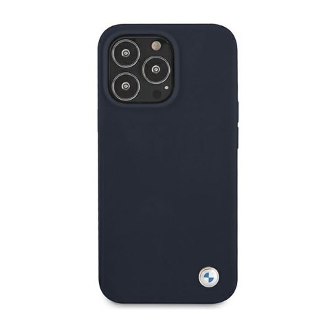 BMW Silicone Signature Logo - Etui iPhone 13 Pro (granatowy) BMW Silicone Signature Logo - Etui iPhone 13 Pro (granatowy)