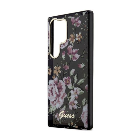 Guess Flower Collection - Etui Samsung Galaxy S23 Ultra (czarny) Guess Flower Collection - Etui Samsung Galaxy S23 Ultra (czarny)