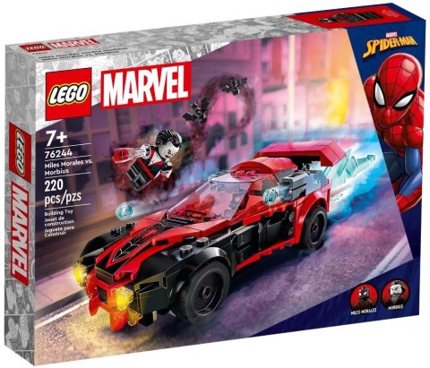 LEGO Super Heroes 76244 Miles Morales kontra Morbius LEGO Super Heroes 76244 Miles Morales kontra Morbius