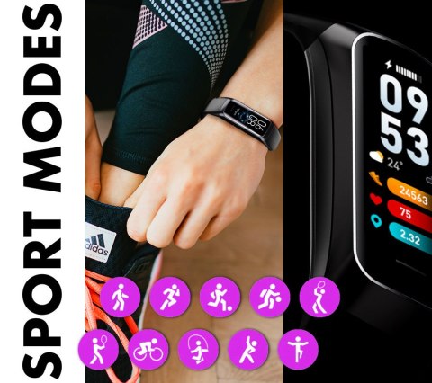 SMARTBAND DAMSKI Rubicon RNCF05 - TERMOMETR, PULSOKSYMETR (sr044e) SMARTBAND DAMSKI Rubicon RNCF05 - TERMOMETR, PULSOKSYMETR (sr044e)