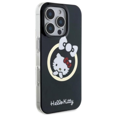 Hello Kitty IML Fun Bow MagSafe - Etui iPhone 16 Pro (czarny) Hello Kitty IML Fun Bow MagSafe - Etui iPhone 16 Pro (czarny)