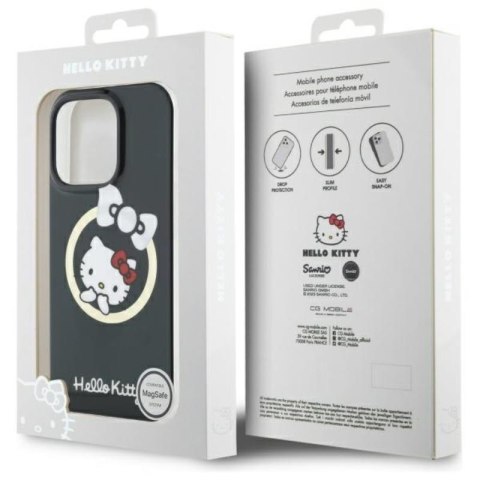 Hello Kitty IML Fun Bow MagSafe - Etui iPhone 16 Pro (czarny) Hello Kitty IML Fun Bow MagSafe - Etui iPhone 16 Pro (czarny)