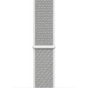 Crong Nylon - Pasek sportowy do Apple Watch 44/45/46/49 mm (Silver Grey)