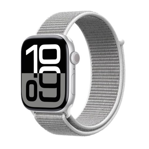 Crong Nylon - Pasek sportowy do Apple Watch 44/45/46/49 mm (Silver Grey) Crong Nylon - Pasek sportowy do Apple Watch 44/45/46/49 mm (Silver Grey)