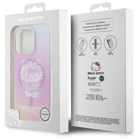 Hello Kitty IML 50TH Anniversary MagSafe - Etui iPhone 16 Pro Max (różowy) Hello Kitty IML 50TH Anniversary MagSafe - Etui iPhone 16 Pro Max (różowy)