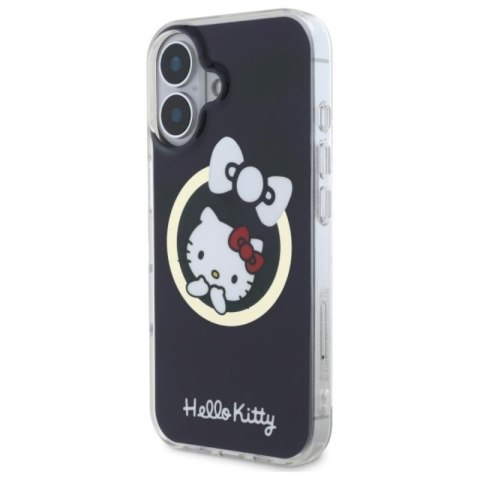 Hello Kitty IML Fun Bow MagSafe - Etui iPhone 16 (czarny) Hello Kitty IML Fun Bow MagSafe - Etui iPhone 16 (czarny)