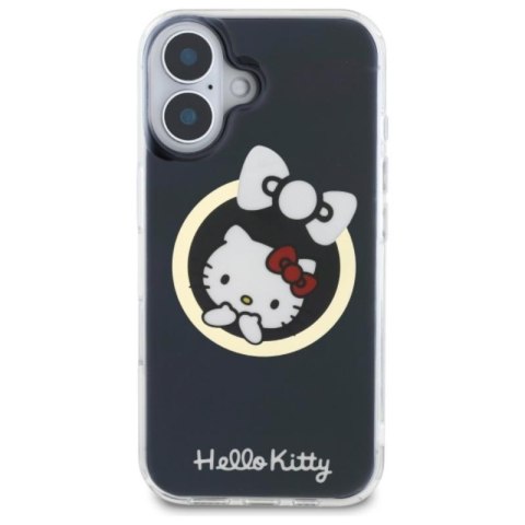 Hello Kitty IML Fun Bow MagSafe - Etui iPhone 16 (czarny) Hello Kitty IML Fun Bow MagSafe - Etui iPhone 16 (czarny)