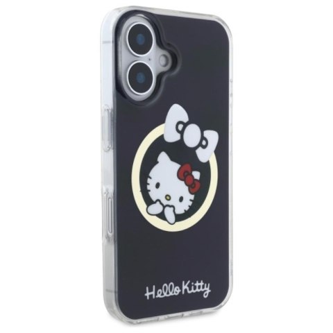 Hello Kitty IML Fun Bow MagSafe - Etui iPhone 16 (czarny) Hello Kitty IML Fun Bow MagSafe - Etui iPhone 16 (czarny)