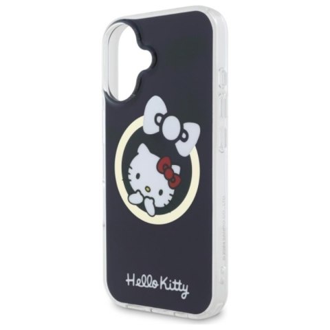 Hello Kitty IML Fun Bow MagSafe - Etui iPhone 16 (czarny) Hello Kitty IML Fun Bow MagSafe - Etui iPhone 16 (czarny)