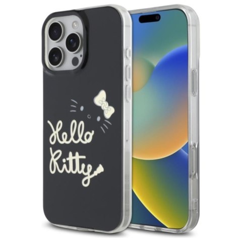 Hello Kitty IML Golden Diva MagSafe - Etui iPhone 16 Pro Max (czarny) Hello Kitty IML Golden Diva MagSafe - Etui iPhone 16 Pro Max (czarny)