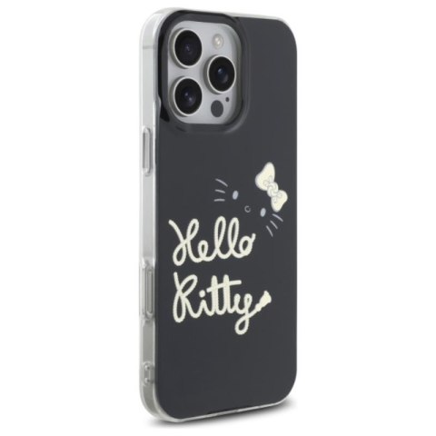 Hello Kitty IML Golden Diva MagSafe - Etui iPhone 16 Pro Max (czarny) Hello Kitty IML Golden Diva MagSafe - Etui iPhone 16 Pro Max (czarny)