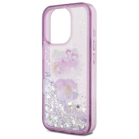 Hello Kitty Liquid Glitter 50TH Anniversary Party - Etui iPhone 16 Pro (fioletowy) Hello Kitty Liquid Glitter 50TH Anniversary Party - Etui iPhone 16 Pro (fioletowy)