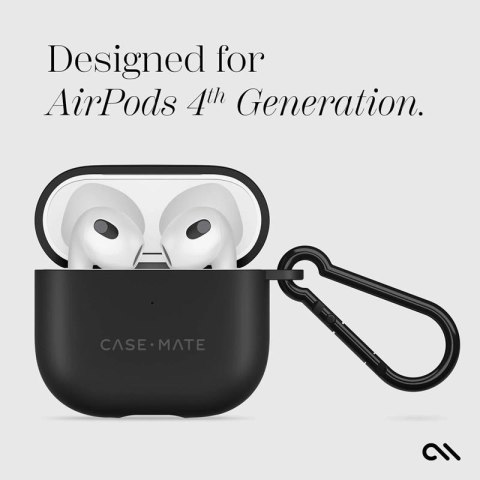 Case-Mate Tough Black - Etui AirPods 4 (Czarny) Case-Mate Tough Black - Etui AirPods 4 (Czarny)