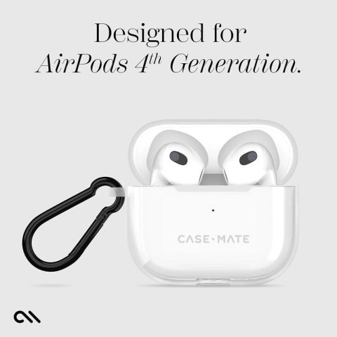 Case-Mate Tough Clear - Etui AirPods 4 (Przezroczysty) Case-Mate Tough Clear - Etui AirPods 4 (Przezroczysty)