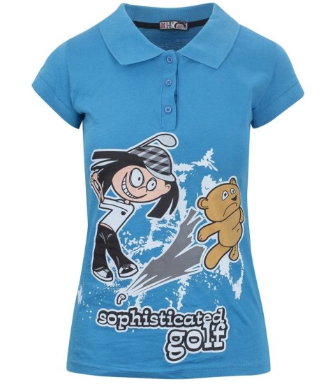 BLUZKA długi T-shirt POLO kolekcja ZUZIA XL (42)