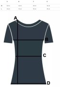 BLUZKA długi T-shirt POLO kolekcja ZUZIA XL (42)