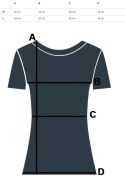 BLUZKA długi T-shirt POLO kolekcja ZUZIA XL (42)